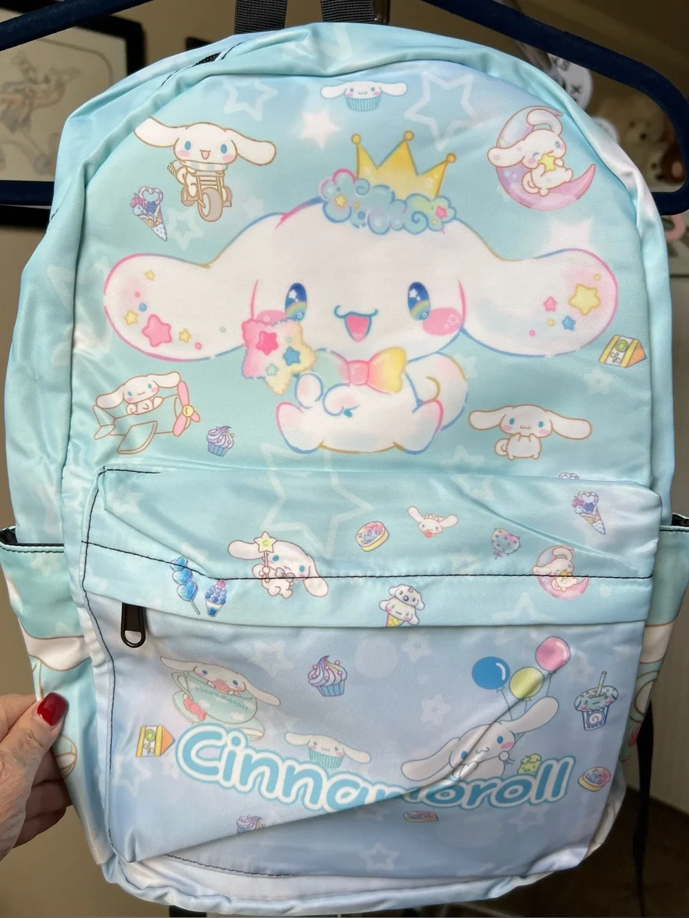 Cinnamoroll New Kids Backpack - Light Blue Cute Character Design